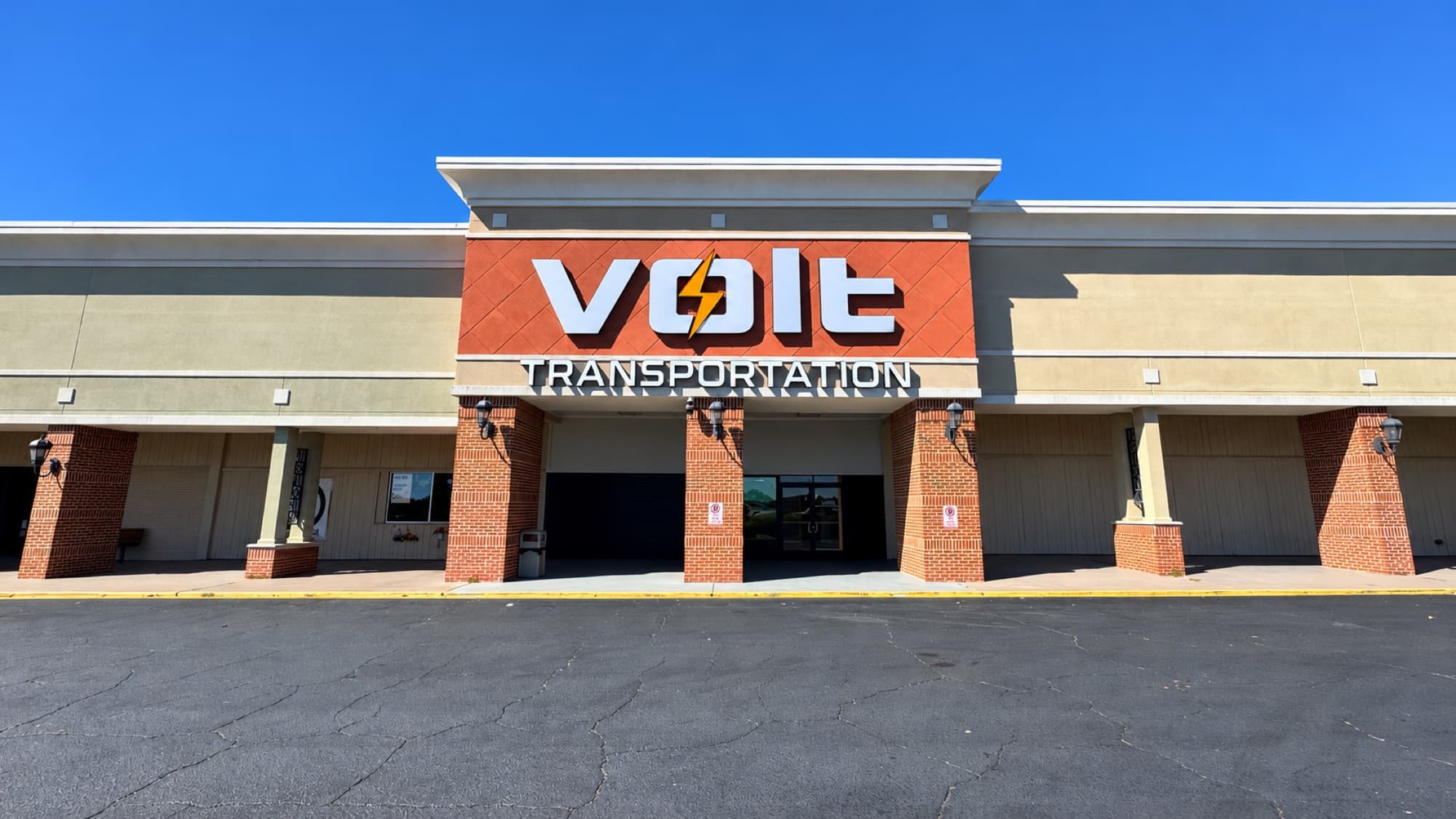 Volt Transportation storefront in Columbus, Georgia